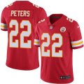 Nike Kansas City Chiefs #22 Marcus Peters Red Mens Stitched NFL Limited Rush Jersey