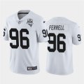 Nike Raiders #96 Clelin Ferrell White 2020 Inaugural Season Vapor Untouchable Limited