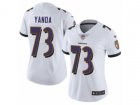 Women Nike Baltimore Ravens #73 Marshal Yanda Vapor Untouchable Limited White NFL Jersey