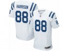 Mens Nike Indianapolis Colts #88 Marvin Harrison Elite White NFL Jersey