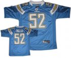 nfl San Diego Chargers #52 English lt,blue