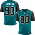 Mens Nike Jacksonville Jaguars #90 Malik Jackson Elite Teal Green Team Color NFL Jersey