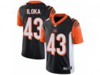 Nike Cincinnati Bengals #43 George Iloka Vapor Untouchable Limited Black Team Color NFL Jersey