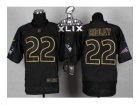 2015 Super Bowl XLIX Nike jerseys new england patriots #22 stevan ridley black[Elite gold lettering fashion]
