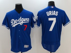 Dodgers # 7 Julio Urias Blue Flexbase Jersey