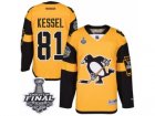 Mens Reebok Pittsburgh Penguins #81 Phil Kessel Premier Gold 2017 Stadium Series 2017 Stanley Cup Final NHL Jersey