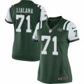 Women's Nike New York Jets #71 Ben Ijalana Limited Green Team Color NFL Jersey