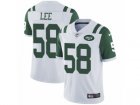 Mens Nike New York Jets #58 Darron Lee White Vapor Untouchable Limited Player NFL Jersey