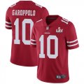 Nike 49ers #10 Jimmy Garoppolo Red 2020 Super Bowl LIV Vapor Untouchable Limited