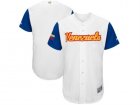 Mens Venezuela Baseball Blank Majestic White 2017 World Baseball Classic Authentic Team Jersey