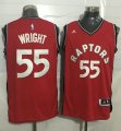 Toronto Raptors #55 Delon Wright Red Stitched NBA Jersey