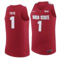 Ohio State Buckeyes 1 JaeSean Tate Red College Basketball Jersey