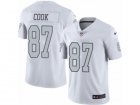 Mens Nike Oakland Raiders #87 Jared Cook Limited White Rush NFL Jersey
