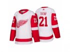 Mens Detroit Red Wings #21 Tomas Tatar White 2017-2018 adidas Hockey Stitched NHL Jersey