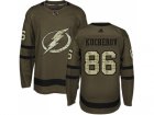 Adidas Tampa Bay Lightning #86 Nikita Kucherov Green Salute to Service Stitched NHL Jersey