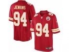 Mens Nike Kansas City Chiefs #94 Jarvis Jenkins Limited Red Tank Top Suit NFL Jersey