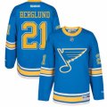 Mens Reebok St. Louis Blues #21 Patrik Berglund Authentic Blue 2017 Winter Classic NHL Jersey