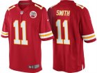 Men Kansas City Chiefs #11 Alex Smith Red Color Rush Limited Jersey