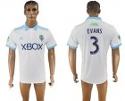 2017-18 Seattle Sounders 3 EVANS Away Thailand Soccer Jersey