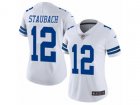 Women Nike Dallas Cowboys #12 Roger Staubach Vapor Untouchable Limited White NFL Jersey