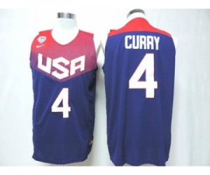 2014 FIBA Basketball World Cup USA jerseys #4 curry blue