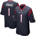 Nike Texans #1 Tytus Howard Navy Youth 2019 NFL Draft First Round Pick Vapor Untouchable Limited