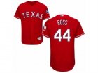 Mens Majestic Texas Rangers #44 Tyson Ross Red Flexbase Authentic Collection MLB Jersey