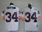 nfl chicago bears #34 payton white(big numbers)