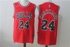 Mens Chicago Bulls #24 Lauri Markkanen Red Nike Stitched Jersey