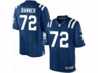 Mens Nike Indianapolis Colts #72 Zach Banner Limited Royal Blue Team Color NFL Jersey