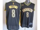 nba new jersey nets #8 williams black[2013 new]