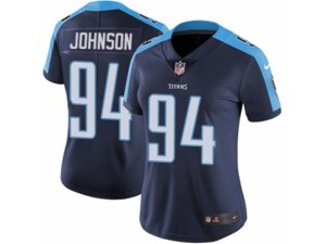 Women Nike Tennessee Titans #94 Austin Johnson Vapor Untouchable Limited Navy Blue Alternate NFL Jersey