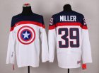 NHL Olympic Team USA #39 Ryan Miller white Captain America Fashion Stitched Jerseys