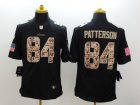 Nike Minnesota Vikings #84 Cordarrelle Patterson black Salute to Service Jerseys(Limited)