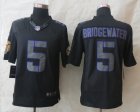 Nike Minnesota Vikings #5 Bridgewater Black Jerseys(Impact Limited)