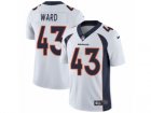 Mens Nike Denver Broncos #43 T.J. Ward Vapor Untouchable Limited White NFL Jersey