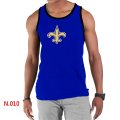 Nike NFL New Orleans Saints Sideline Legend Authentic Logo men Tank Top Blue