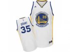 Youth Adidas Golden State Warriors #35 Kevin Durant Swingman White Home NBA Jersey
