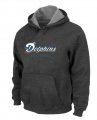 Miami Dolphins Authentic font Pullover Hoodie D.Grey