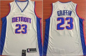 Pistons #23 Blake Griffin Gray Nike Swingman Jersey