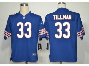 Nike NFL Chicago Bears #33 Charles Tillman Blue Jerseys[game]