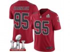 Youth Nike Atlanta Falcons #95 Jonathan Babineaux Limited Red Rush Super Bowl LI 51 NFL Jersey