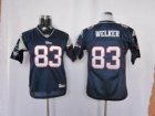 youth new england patriots #83 welker blue