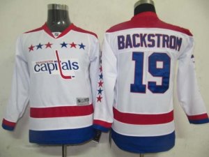 youth Washington Capitals #19 backstrom White[winter classic]