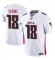 Men's Atlanta Falcons #18 Kirk Cousins White Vapor Untouchable Limited Football