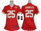 Nike Women Kansas City Chiefs #25 Jamaal Charles Red Jerseys