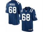 Mens Nike Indianapolis Colts #68 Al Woods Limited Royal Blue Team Color NFL Jersey