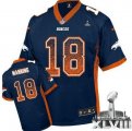 Nike Denver Broncos #18 Peyton Manning Navy Blue Alternate Super Bowl XLVIII NFL Jersey