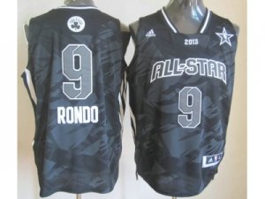 2013 nba all star boston celtics #9 rondo grey jerseys
