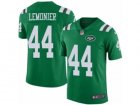 Mens Nike New York Jets #44 Corey Lemonier Limited Green Rush NFL Jersey